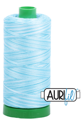 Aurifil Mako 40wt 2-ply Cotton 1000 m 1094 yd. spool - 4663 Baby Blue Eyes
